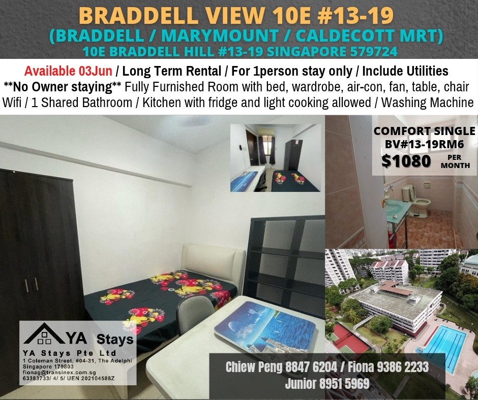 10E BRADELL VIEW - $1080 - Braddell - Flat - Homates Singapore