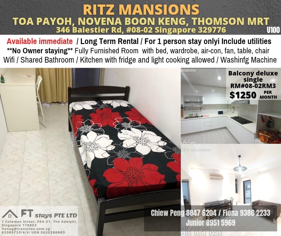 346 Balestier Rd, #08-02 Singapore 329776 - Toa Payoh - Flat - Homates Singapore