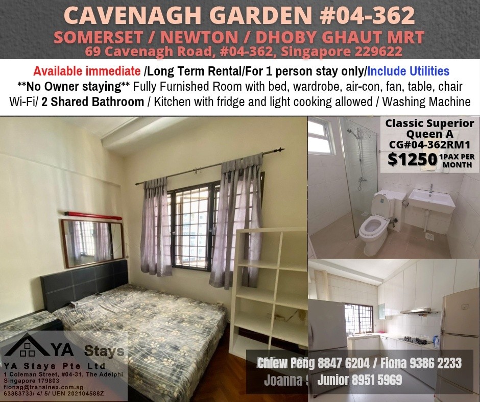 CAVENAGH GARDEN - $1250 - Somerset - Flat - Homates Singapore