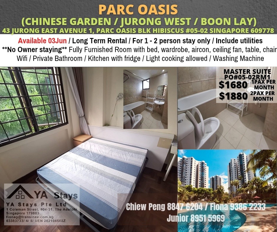 PARC OASIS - $1680 - Jurong West - Flat - Homates Singapore