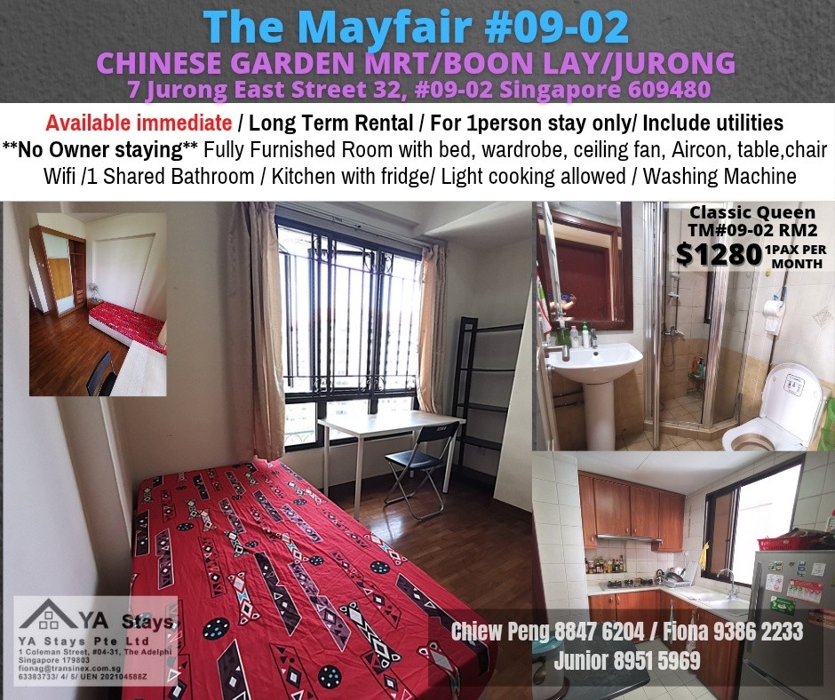 THE MAYFAIR - $1280 - Jurong East - Flat - Homates Singapore