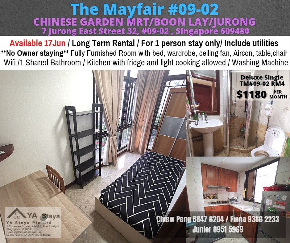 THE MAYFAIR - $1180 - Jurong East - Flat - Homates Singapore