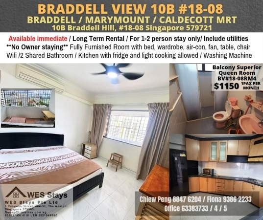Room For Rent - Braddell (Toa Payoh) - Braddell - Flat - Homates Singapore