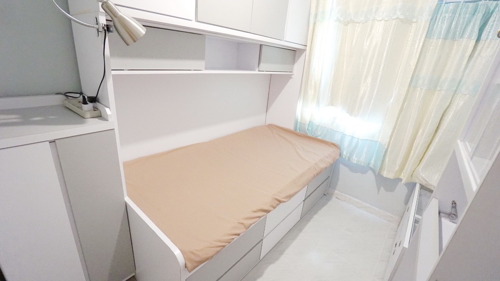 免佣金月租$4000傢俬設施齊清靜向南全山景四窗單人房出租 - Sha Tin/Fo Tan - Bedroom - Homates Hong Kong