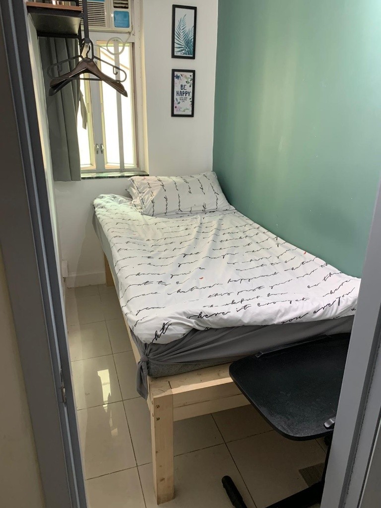 油麻地寶翠大楼男共居空間 (1分鐘步行到油麻地站) - Mong Kok/Yau Ma Tei - Bedroom - Homates Hong Kong