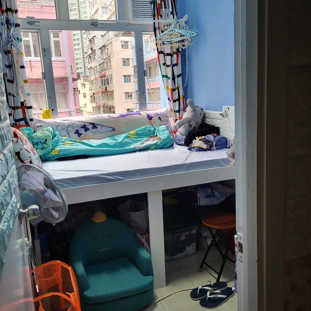 房分租近奧運站全包水电wifi wtsapp 59988529 - Tai Kok Tsui - Bedroom - Homates Hong Kong