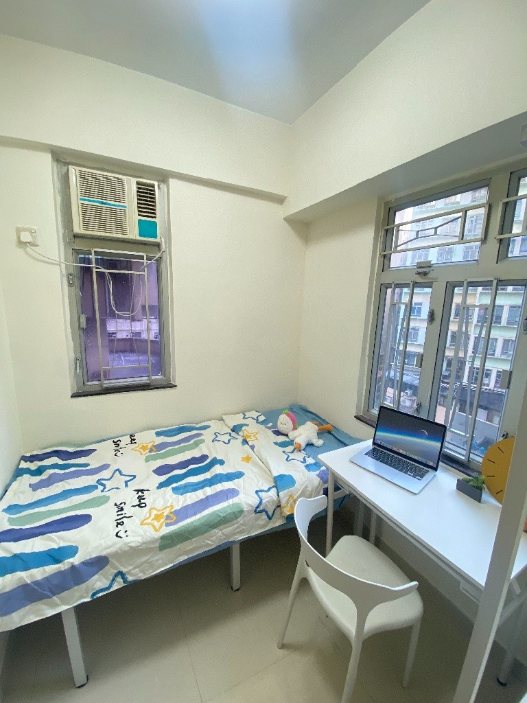 B018A大埔道合租房，配齐家电，拎包入住，交通方便 - Prince Edward - Bedroom - Homates Hong Kong
