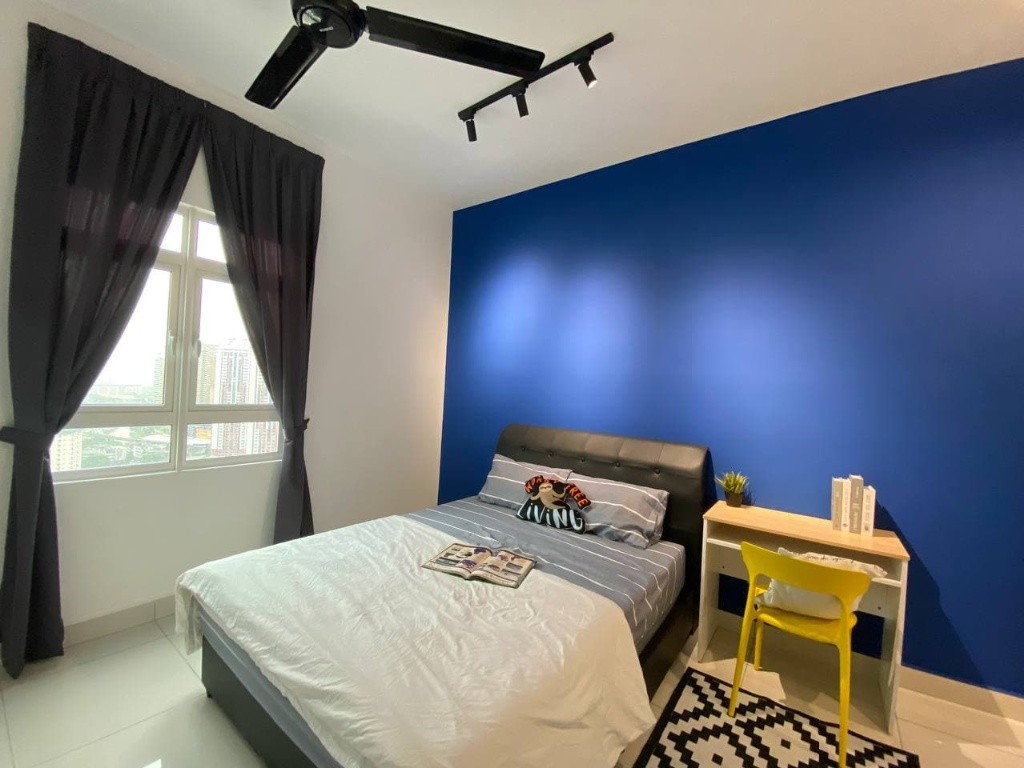 [Female Unit 👩🏻] Master Bedoom With Private Bath In Titiwangsa 🏙️ Next To MRT LRT Monorel Titiwangsa Station 🚄 - Wilayah Persekutuan Kuala Lumpur - Bedroom - Homates Malaysia