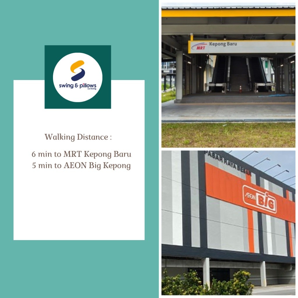 Live, Play, Shop 🛒 : Room Only 5 Min Walk To AEON Big Kepong 🌟 - Wilayah Persekutuan Kuala Lumpur - Bedroom - Homates Malaysia