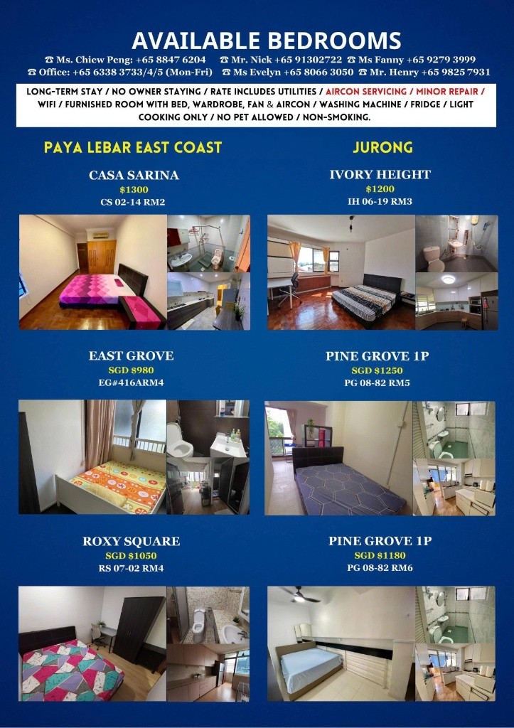 Room For Rent - Kim Keat (Toa Payoh) KH#02-05RM2 - Novena 诺维娜 - 整个住家 - Homates 新加坡