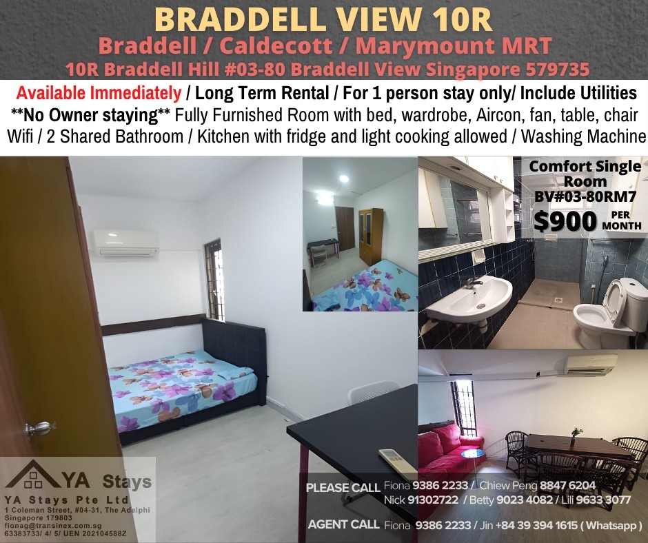 Room for rent at Braddell View 10R -BV#03-08RM7 - Toa Payoh - Flat - Homates Singapore