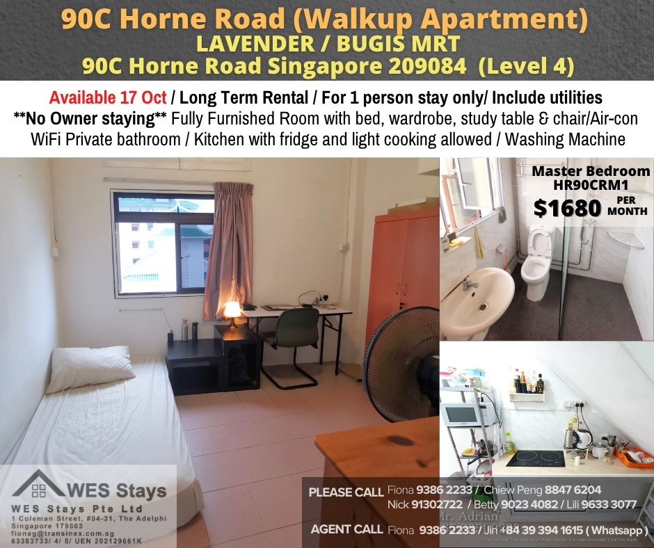 HORNE ROAD 90C HR#90CRM1 - Rochor 梧槽 - 整个住家 - Homates 新加坡