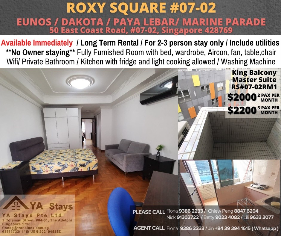 Room For Rent - East Coast (Marine Parade) - Eunos 友诺士 - 整个住家 - Homates 新加坡