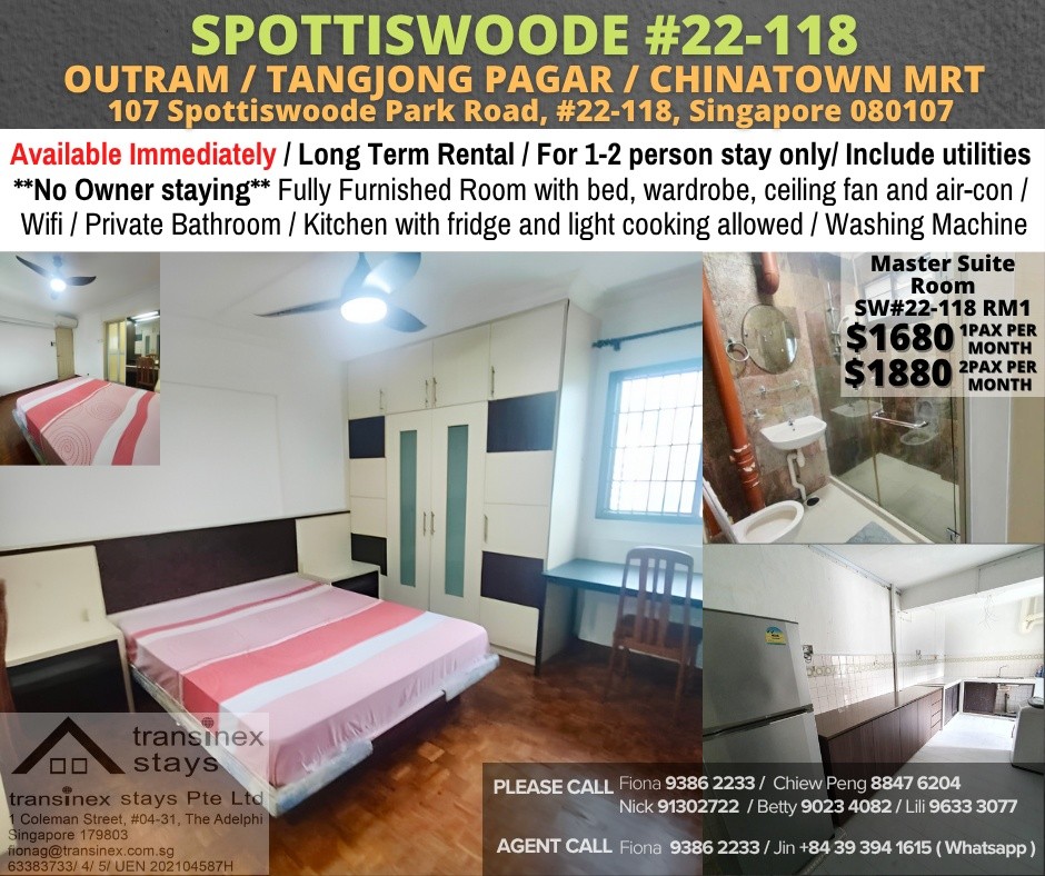 Spottiswoode - SW#22-118RM1 - Tanjong Pagar - Flat - Homates Singapore