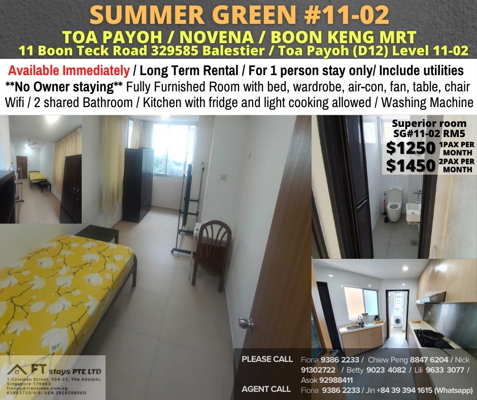 Summer Green - SG#11-02RM5 - Toa Payoh - Flat - Homates Singapore