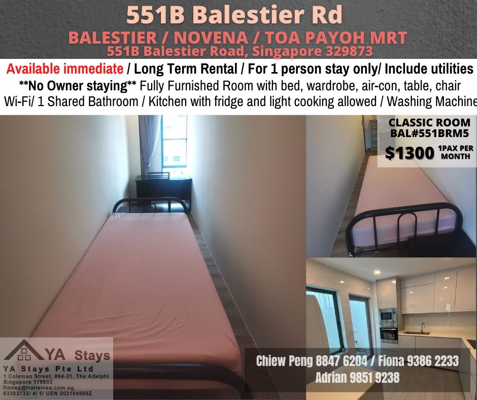 Available﻿ Immediately - Common Room/Include Utilities/Wifi/Aircon/No Agent Fee/Light Cooking Allowed/Washing Machine - Toa Payoh 大巴窑 - 分租房间 - Homates 新加坡