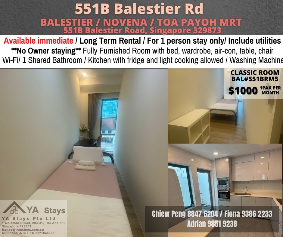 Available﻿ Immediately - Common Room/Include Utilities/Wifi/Aircon/No Agent Fee/Light Cooking Allowed/Washing Machine - Toa Payoh 大巴窯 - 分租房間 - Homates 新加坡