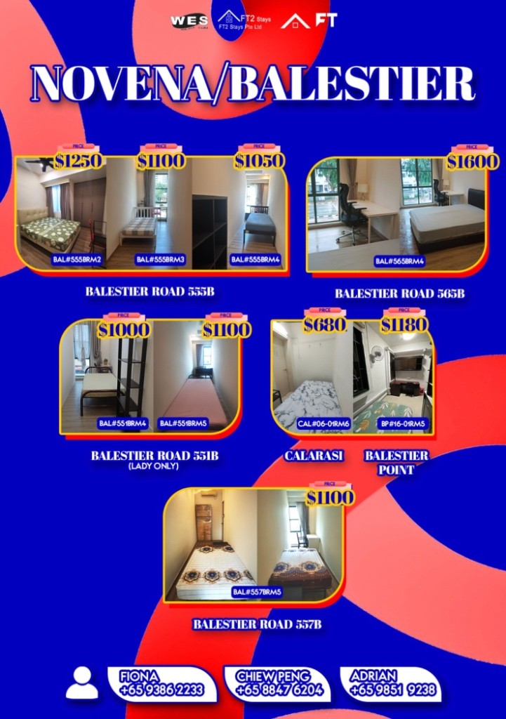 Available﻿ Immediately - Common Room/Include Utilities/Wifi/Aircon/No Agent Fee/Light Cooking Allowed/Washing Machine - Toa Payoh 大巴窯 - 分租房間 - Homates 新加坡