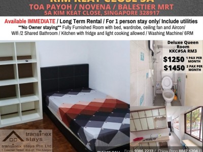 Available﻿ IMMEDIATELY - Common Room/Include Utilities/Wifi/Aircon/No Agent Fee/Light Cooking Allowed/Washing Machine - 5A KIM KEAT CLOSE, SINGAPORE 328917