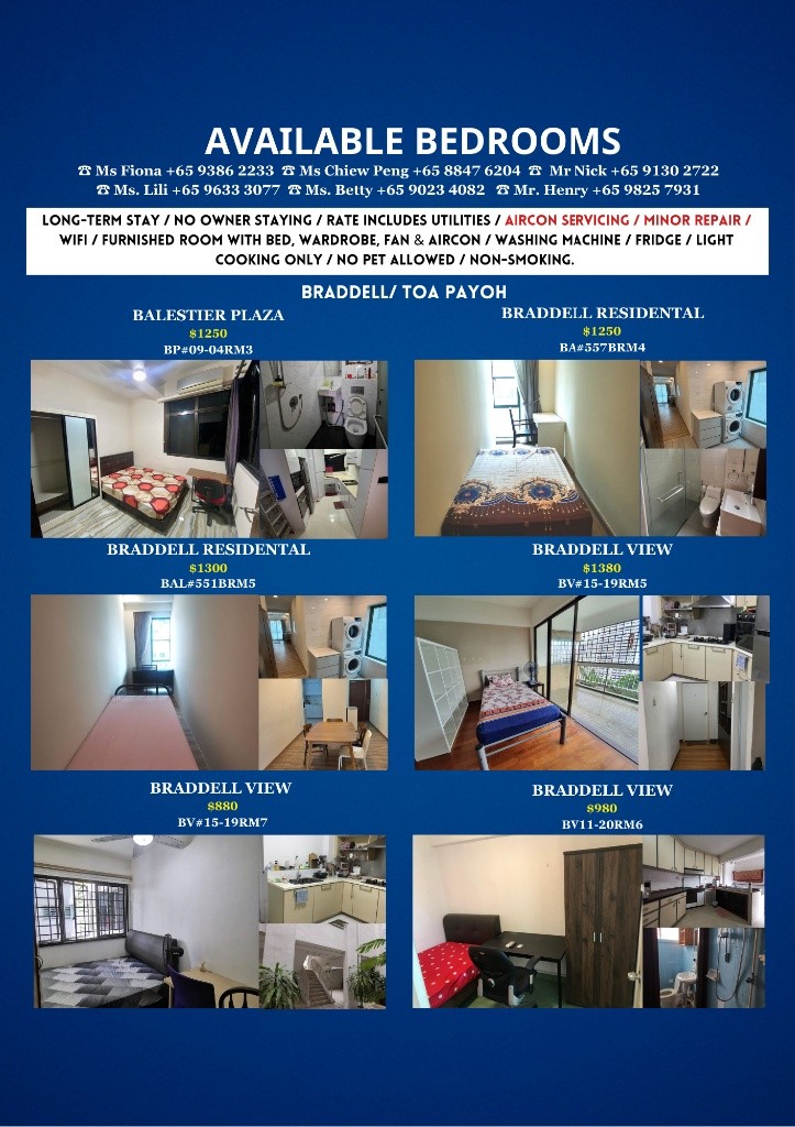 Available﻿ Immediately - Common Room/Include Utilities/Wifi/Aircon/No Agent Fee/Light Cooking Allowed/Washing Machine - Potong Pasir 波东巴西 - 分租房间 - Homates 新加坡