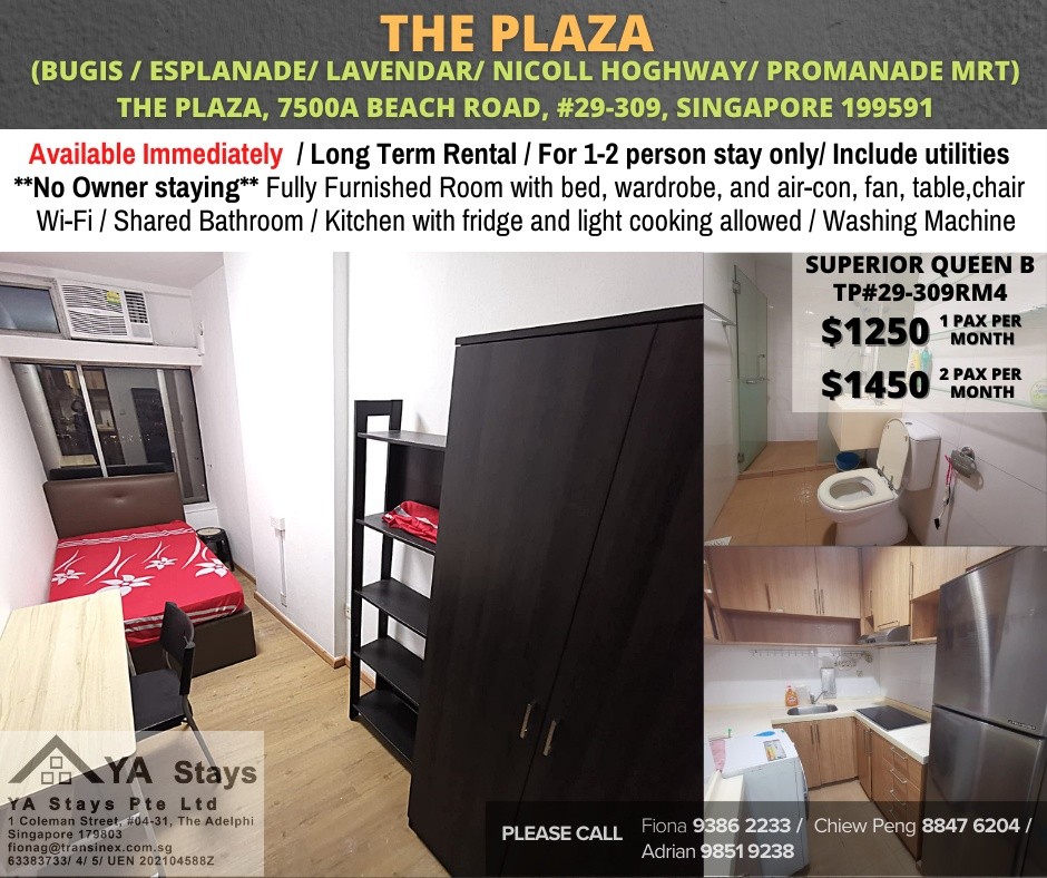 Room for rent / Farrer Park / Common room / 1-2pax stay / Available immediately - Farrer Park 花拉公园 - 分租房间 - Homates 新加坡