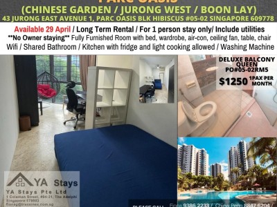 新加坡 -  - 43 JURONG EAST AVENUE 1, PARC OASIS BLK HIBISCUS #05-02 SINGAPORE 609778