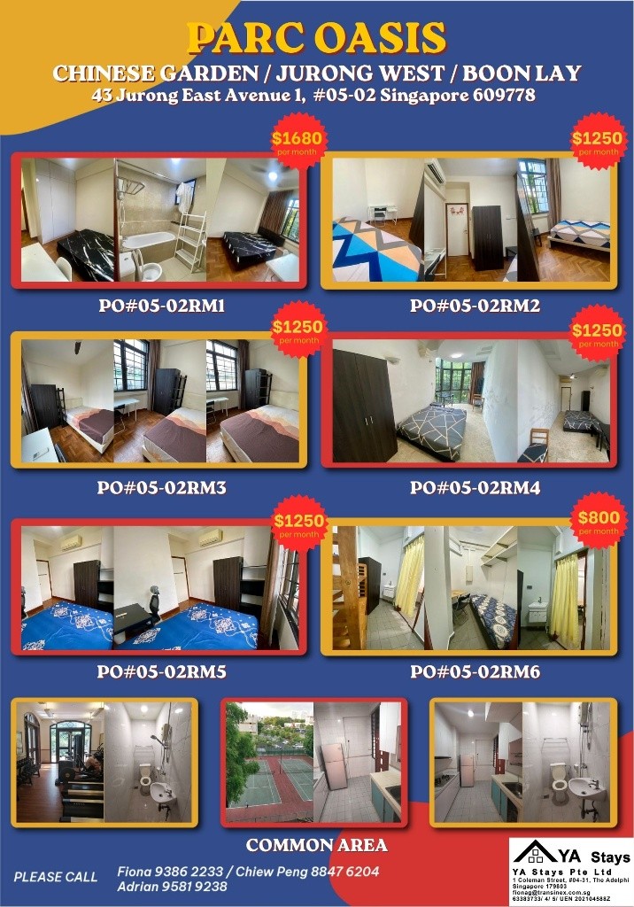 Room for rent / Chinesee Gardern, Jurong West, Boon Lay / Common room / 1pax stay / Available April 29 - Jurong East 裕廊東 - 分租房間 - Homates 新加坡