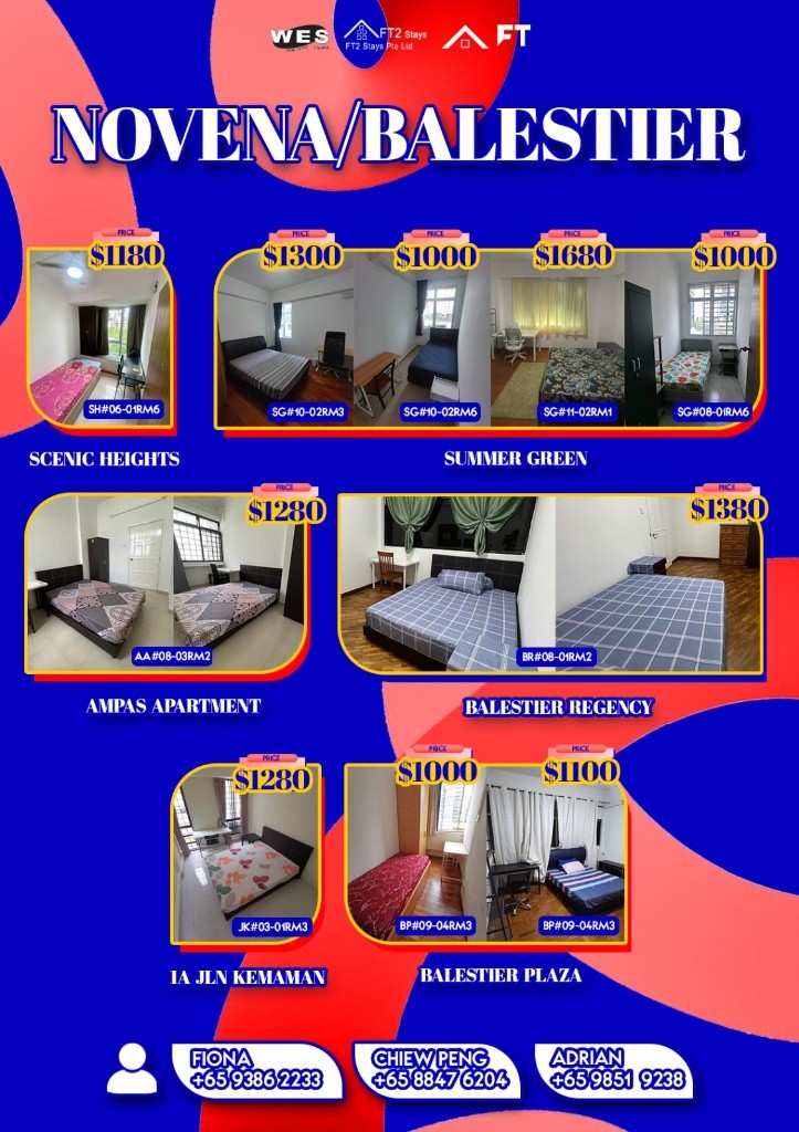 Room for rent / Toa Payoh, Novena / Common room / 1pax stay / Available July 10 - Novena 諾維娜 - 分租房間 - Homates 新加坡