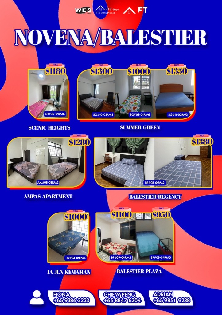 Available﻿ immediately - Common Room/Include Utilities/Wifi/Aircon/No Agent Fee/Light Cooking Allowed/Washing Machine - Toa Payoh 大巴窯 - 分租房間 - Homates 新加坡