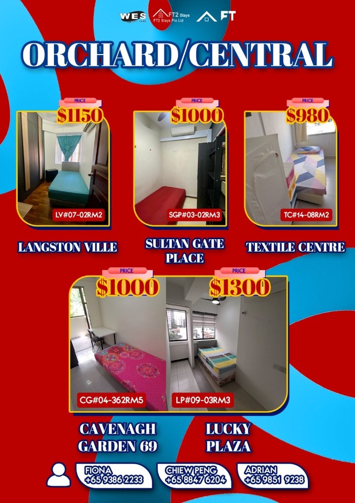 Room For Rent - Somerset, Newton/ Common room / 1 pax stay / Available﻿ July 3 - Somerset 索美塞 - 分租房间 - Homates 新加坡