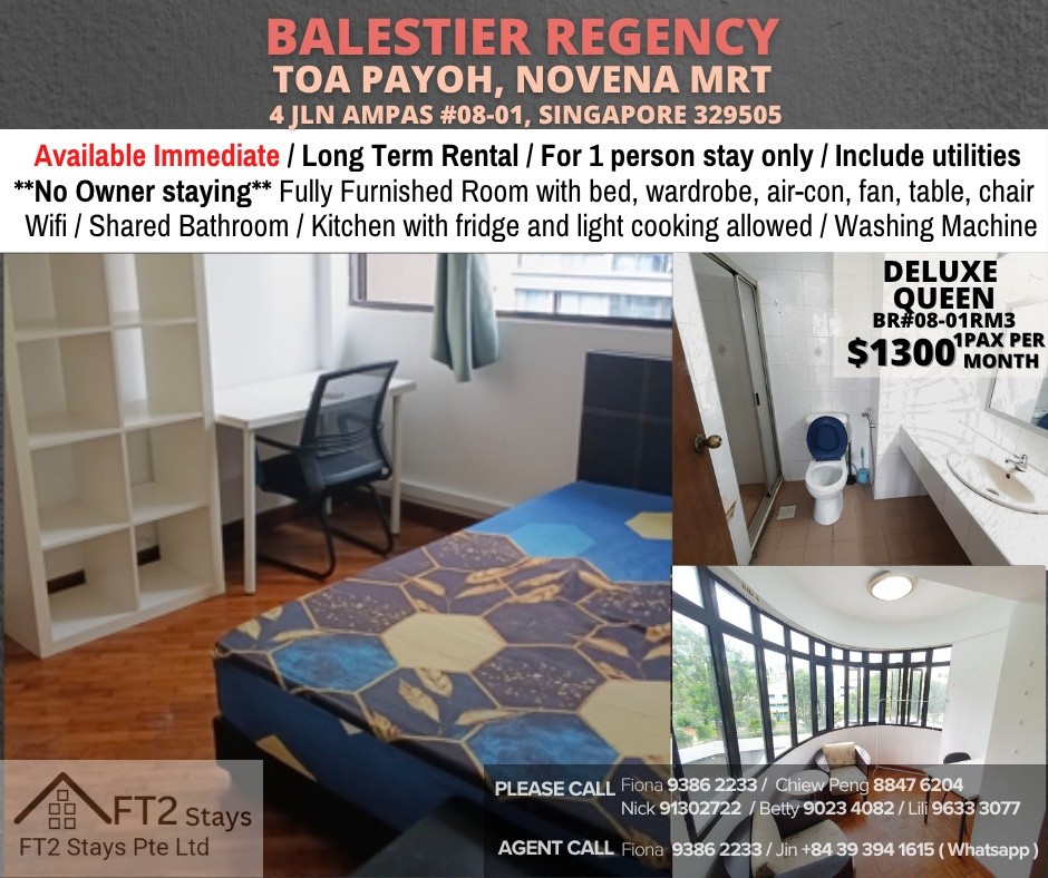 Room for rent / TOA PAYOH / Common room / 1pax stay / Available immediate - Toa Payoh - Bedroom - Homates Singapore