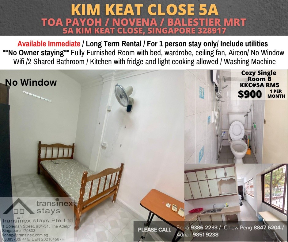 Room for rent / TOA PAYOH / Common room / 1pax stay / Available immediate - Toa Payoh 大巴窯 - 分租房間 - Homates 新加坡