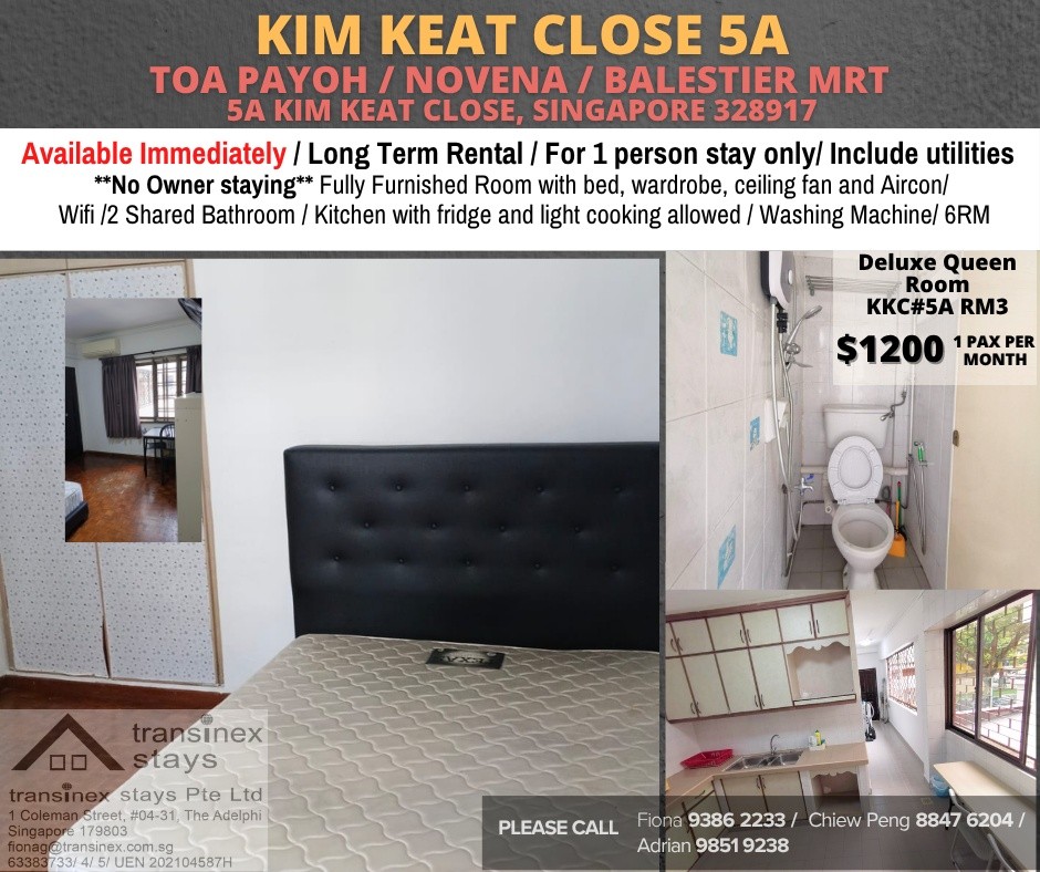Room for rent / TOA PAYOH / NOVENA / Common room / 1pax stay / Available immediate - Toa Payoh - Bedroom - Homates Singapore