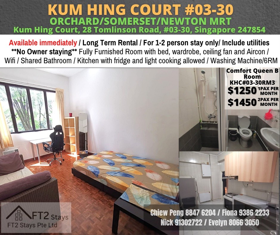 Room for rent / Orchard / CLASSIC BEDROOM / 1-2 pax stay / Available Immediately  - Orchard - Flat - Homates Singapore