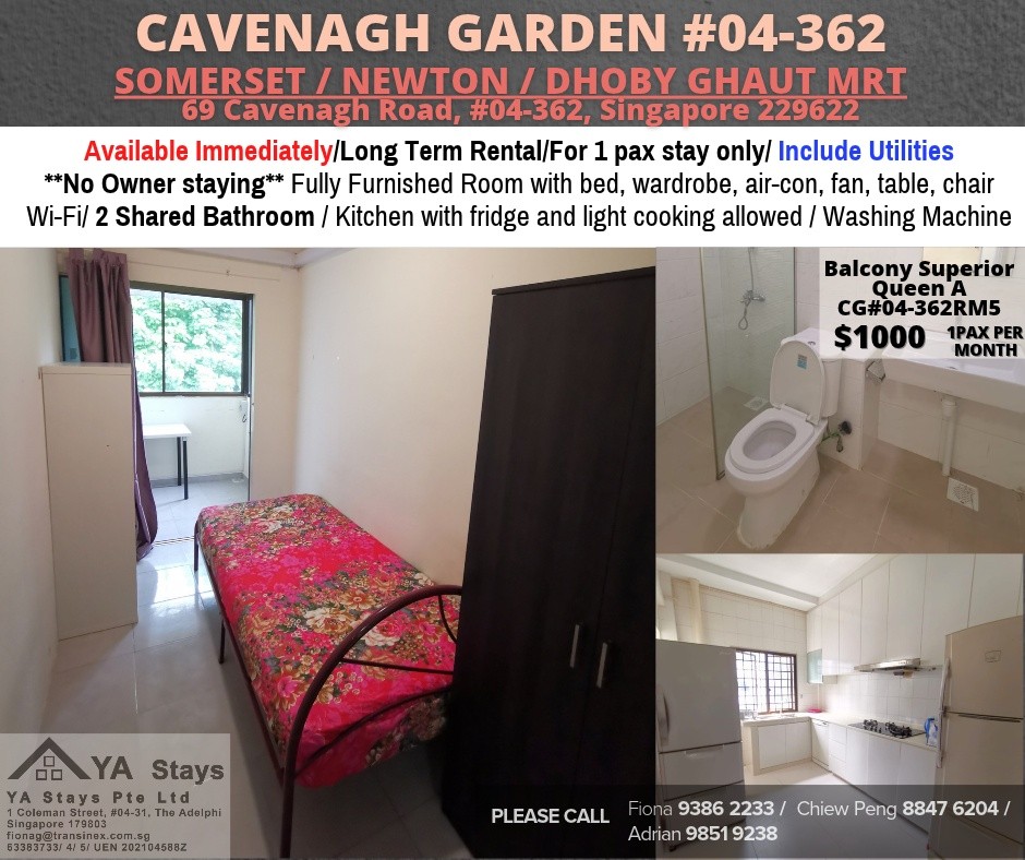 Room for rent / ORCHARD / River valley / Classic room / 1pax stay / Available Immediately - Orchard - Flat - Homates Singapore