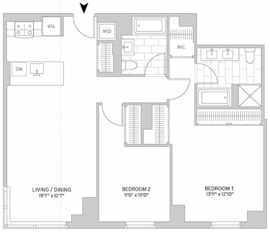 纽约曼哈顿中城超豪华公寓两室一厅公寓$8600/月出租 - New York - 整套出租 - Homates 美國